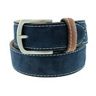645782808927 Tb Phelps New Warwick Suede Golf Belt Navy