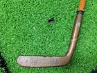 750-1 Chicago Vintage Volkman Brass Putter Original Leather Grip 750-1 Chicago Vintage Volkman Brass Putter Original Leather Grip