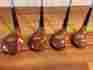 8207w Top-flite 4 Vintage Persimmon Spalding Top Flite Model 18 Registered Golf Clubs