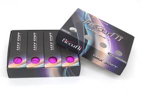 Accufli B07g5bgmm5 Max Soft Golf Balls Matte Purple 12-pack - Distance And Control