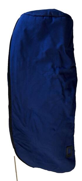 Allen 026509012078 Vintage Navy Blue Padded Golf Travel Cover Fits All Bags With Zipper
