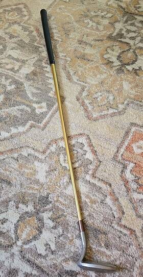 0834 Amc Vtg Model Half Mallet Putter Gold Shaft Og Grip Rite 0834 Amc Vtg Model Half Mallet Putter Gold Shaft Og Grip Rite