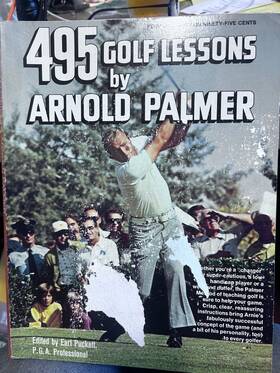 0-695-80402-2 Arnold Palmer 495 Golf Lessons By Soft Cover 1973