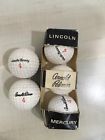 Arnold Palmer Co Vintage Signature Sleeve Golf Balls Lincoln Mercury