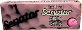Austads 788420104132 Vtg Nos Dozen Senator Ladies 384 Dimples Pink Golf Balls