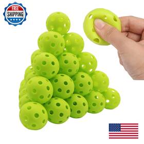 Avesfer B0b2wncrjr Plastic Golf Balls Anti-crack 40 Pack 42mm Soft Training For