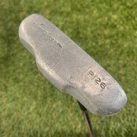 Ben Hogan P126 Vintage Putter Mallet Steel Right Hand 35 Inch Leather Grip