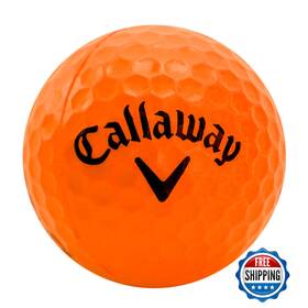 Callaway B0026a6yio Hx Soft Flight Foam Practice Golf Balls Orange 18 Pack