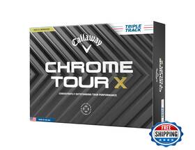 Callaway B0cjk26th4 Chrome Tour X Golf Balls Triple Track - White Max Distance And Control