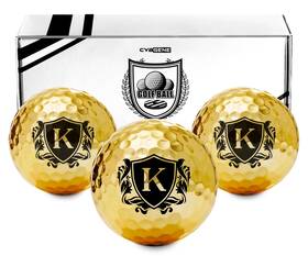 Cybgene B0c9wnnd37 Personalized Colored Golf Balls - Unique Gifts For Men