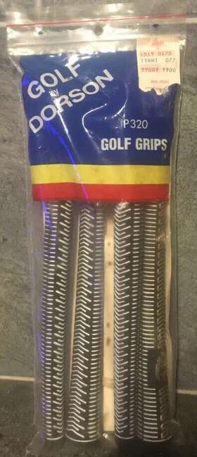 Dorson P320 Vintage New Golf By Club Grips Sealed Nos Nip