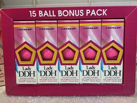 Dunlop 045566017871 Vtg 1991dunlop Lady Maxfli Ddh 15 Pack Golf Balls Pink In Original Retail