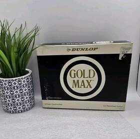 Dunlop 045566931511 Vintage 1992 #1 Gold Max Golf Balls Rare One Dozen Nos