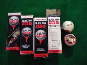 Dunlop Xlt-15 Vintage Maxfli Black Max Limited Edition 11 Individual Golf Balls