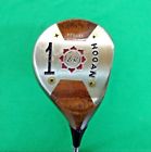 F73031 Ben Hogan Speed Slot Persimmon Wood Driver Steel Shaft Rh