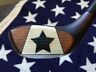 F940 Antique Hickory Black Star Fancy Face Wood Golf Club