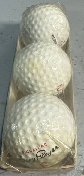 B-453 Gary Player 3 Vintage Signature Shakespeare Golf Balls New And Sealed Made In Usa B-453 Gary Player 3 Vintage Signature Shakespeare Golf Balls New And Sealed Made In Usa