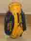 Gatec 9-72 Mac Gregor Vintage Gregon Georgia Tech Leather Golf Bag Cart 6 Divider Zipper Hood