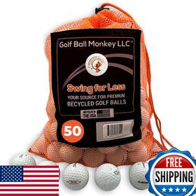 Golf Ball Monkey B0cljtpwcc Cheap Recycled For Titleist Balls Bulk Mix White With Mesh