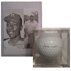Hank Aaron Vintage Signature Golf Ball His Fantastic Photos Card