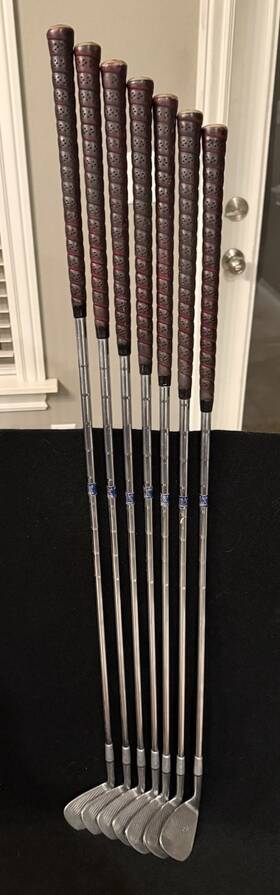 Kenneth Smith 104710 Vintage Iron Set Steel Shaft Early 1960 S Excellent Condition