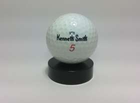 Kenneth Smith 442kt Vintage 1990s #5 Blb Signature Collector Rare Golf Ball