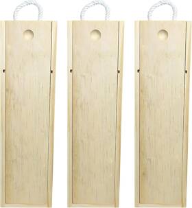 Kika 744110782271 Artawein Premium Diy Vintage Wooden Wine Basket Gift Set Wood Boxes For Gi