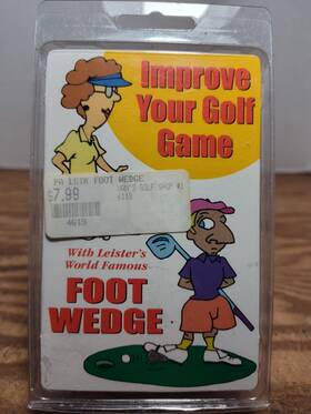 Leister 63-140 Vintage Game And Novelty Co. Foot Wedge #63-140 - In Original Package