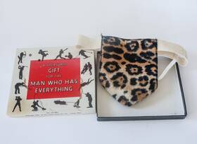 Leister Game Co 64-306 Vtg 1964 Naughty Novelty Gag Gift For Men Humor Leopard Thong