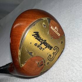Macgregor 22cyw12 Vintage 693t Oil Hardened Persimmon 3 Wood Golf Club - Sports