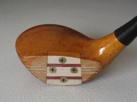 Macgregor 268-w Persimmon 3-wood Model 268w With Ga. State Outline On Sole T-flex