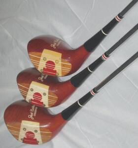 Macgregor 813w Jack Nicklaus Champion Persimmon Driver 3 And 4 Woods