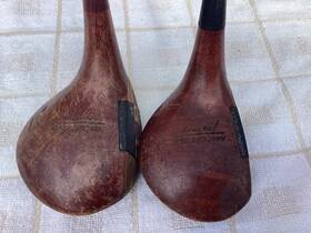Pt25w Macgregor Vintage Persimmon Tourney Velocitized #2 #3 Fairway Woods Pt25w Macgregor Vintage Persimmon Tourney Velocitized #2 #3 Fairway Woods