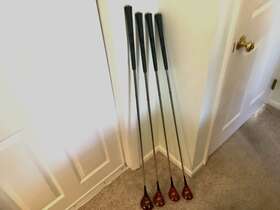 Macgregor R75w 1957 Sup Eyeomatic Tourney Refurbed And Refinished Woods 1 3 4 5 Rh
