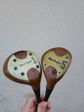 W2mt Macgregor Vtg. Tourney Mt Persimmon Wood Set 1 And 5 Right Handed