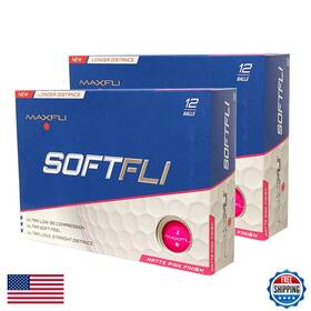Maxfli B07ksyvbwb Softfli Matte Golf Balls Pink 24 Pack