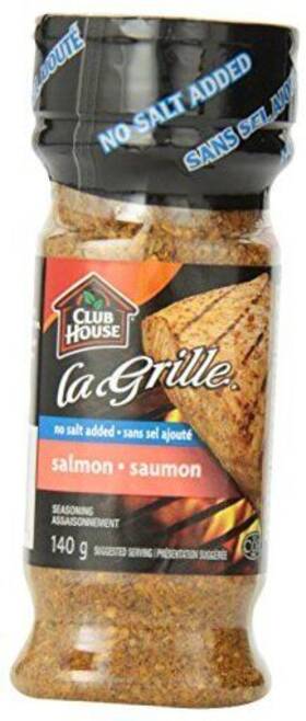 Mccormick Canada C316c Club House La Grille Grilling Made Easy Salmon Seasoning Salt-free