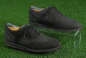 Nike 930810st Vintage Air Golf Shoes Mens 10 Wing Tip Black Out