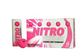 Nitro B00jjqqn20 Long Distance Golf Balls 15pk All Levels White Out 70 Comp