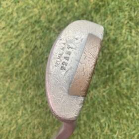 Otey Crisman 72abt Vintage Putter Square Aluminum Shaft Rh 35.5 Inch Leather Grip