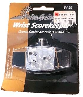 Palm Springs 25340 Golf Scorer Wrist Score Stroke Counter Scorekeeper New Golfers Pal