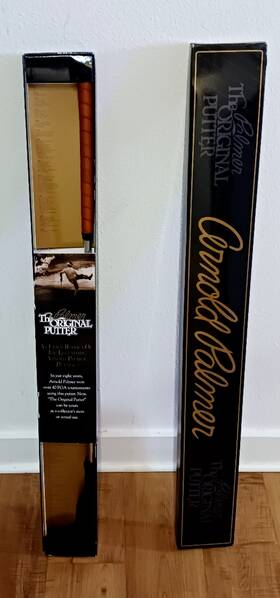 Palmer 025863107864 New In Box Arnold Original Chrome Putter Sock Included