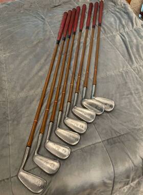 Pedersen M-21b M21b Matched Set 2 - 9 Stainless Brown Plastic Coated Shafts