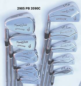Powerbilt 3590 #2905 Inch Vintage Rh Levelume 3-9 Irons Pw /super Action Shaft