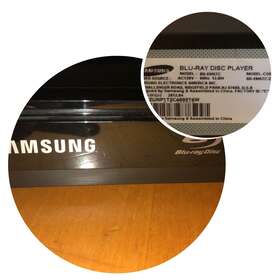 Samsung Em57c Blue Ray Disc Player Bd Em 57c - No Remote Used 2x / Tested Free Ship