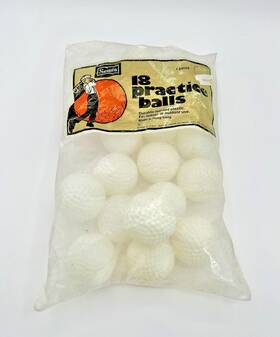 82559 Sears Vintage Lot Of 18 White Practice Golf Balls Plastic Nos Rare 82559 Sears Vintage Lot Of 18 White Practice Golf Balls Plastic Nos Rare