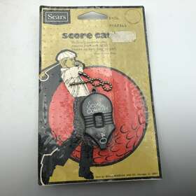 Sears My82561 Rare Golf Score Caddy Counter Fob Mechanical Factory Sealed Vtg As Is W4