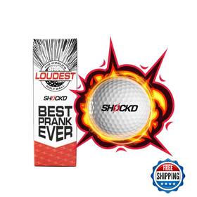 Shockd Golf Balls B0cv4ljdnh Shockftd - The Worlds Loudest Ball Viral Prank Sleeve Of
