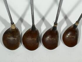 132autograph Spalding Vintage Jimmy Thompson Percussion Weighted Autograph Woods 1-4