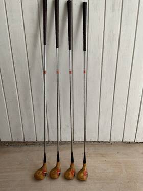 2369 Spalding Reg No Golf Woods Set Driver 1 3 4 5 Wood Right Hand Clubs 2369 Spalding Reg No Golf Woods Set Driver 1 3 4 5 Wood Right Hand Clubs
